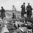 Jedno ze zdjęć dokumentujących zbrodnię na mieszkańcach Wyborga, kwiecień 1918 r.