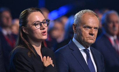 Premier Ukrainy Julia Swyrydenko i premier Polski Donald Tusk