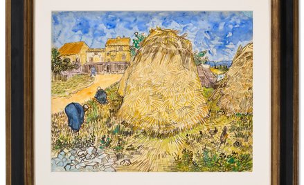 Vincent Van Gogh „Meules de blé” („Stosy pszenicy”)