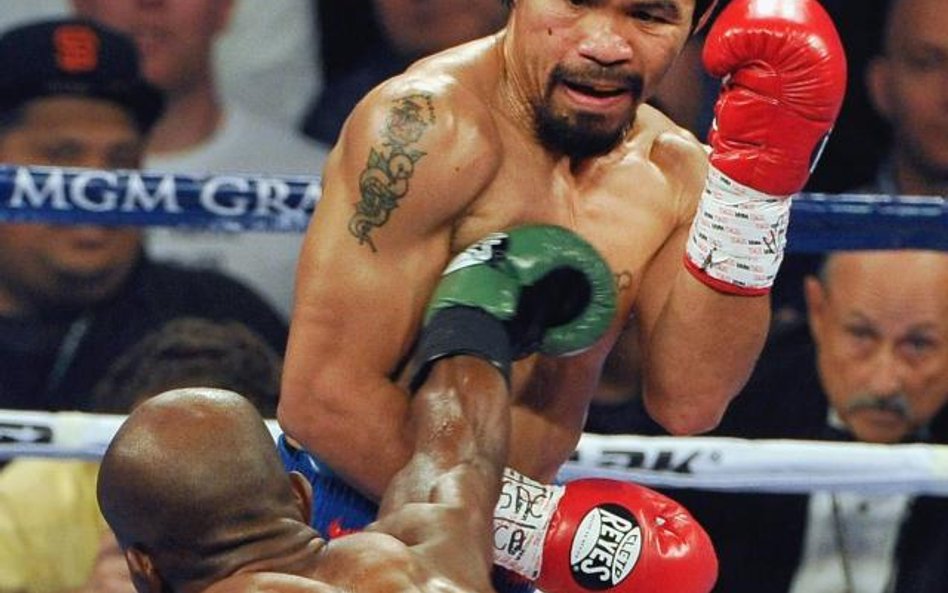 Manny Pacquiao na zawodowym ringu wygrał 56 z 63 walk (38 przez nokaut), pięć przegrał, dwie zremiso