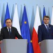Wiceminister spraw wewnętrznych i administracji Maciej Wąsik i minister spraw wewnętrznych i adminis