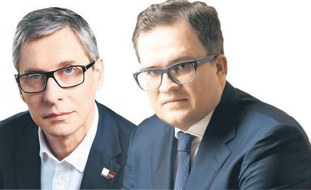 Wojciech Sobieraj, prezes Alior Banku i Michał Krupiński, były prezes PZU
