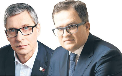 Wojciech Sobieraj, prezes Alior Banku i Michał Krupiński, były prezes PZU
