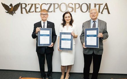 Najlepsze wydziały prawa – uczelnie niepubliczne. Od lewej: dr Mieczysław Błoński z Uczelni Łazarski