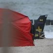 Wojskowy bezzałogowiec na plaży w Rusinowie, 14 września