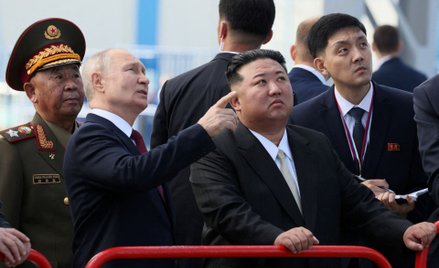 Władimir Putin i Kim Dzong Un