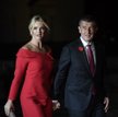 Andrej Babis z małżonką