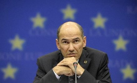 Janez Jansa, premier Słowenii.