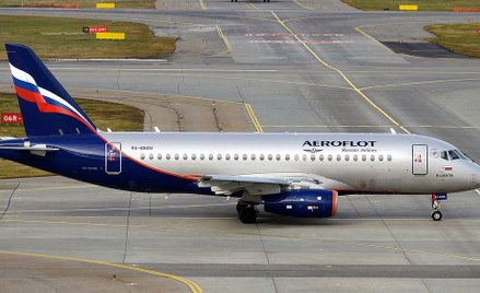 Moskwa: Suchoj Superjet przy starcie zjechał z pasa