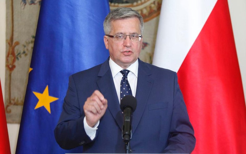 Prezydent Bronisław Komorowski