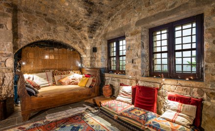 Hotel powstał w zabudowaniach średniowiecznej włoskiej pustelni.