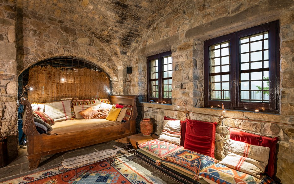 Hotel powstał w zabudowaniach średniowiecznej włoskiej pustelni.