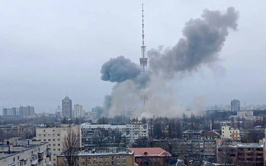 Wieża telewizyjna w Kijowie została zaatakowana tuż po ostrzeżeniu rosyjskiego MON