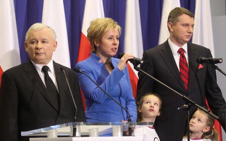 Jarosław Kaczyński, Jadwiga Wiśniewska i Przemysław Wipler