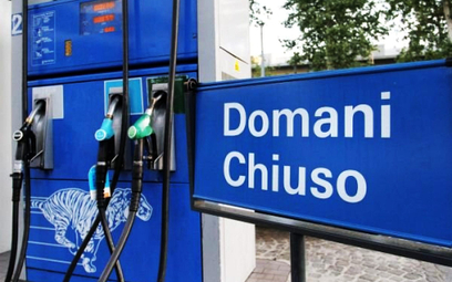 Stacje benzynowe we Włoszech zamknięte