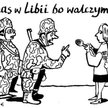 Komentarz rysunkowy. Nie ma nas w Libii