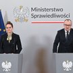 Minister sprawiedliwości, prokurator generalny Adam Bodnar (P) oraz wiceminister sprawiedliwości Mar