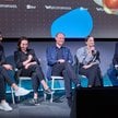 Uczestnicy panelu „Jak zostałem startupowcem” (od lewej): Jarosław Sroka, Monika Synoradzka, Maciej 
