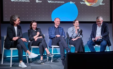 Uczestnicy panelu „Jak zostałem startupowcem” (od lewej): Jarosław Sroka, Monika Synoradzka, Maciej 