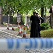 Miejsce ataku nożownika na terenie Jarosławskiego Opactwa przy ulicy Benedyktyńskiej w Jarosławiu