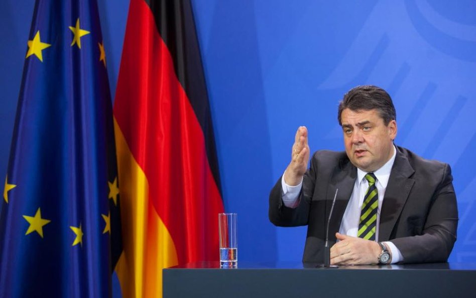 Sigmar Gabriel - niemiecki minister gospodarki