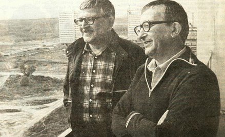 Borys I Arkadij Strugaccy w Moskwie, lata 80. (Fot. Vizu)