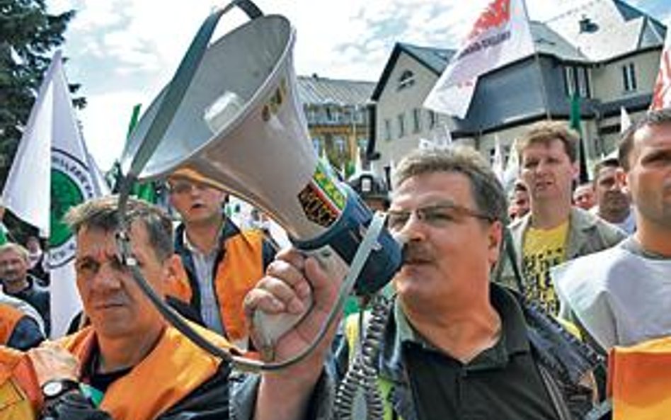 Górnicy zapowiadają, że jeśli zapadnie decyzja o zamknięciu Halemby protestów będzie więcej