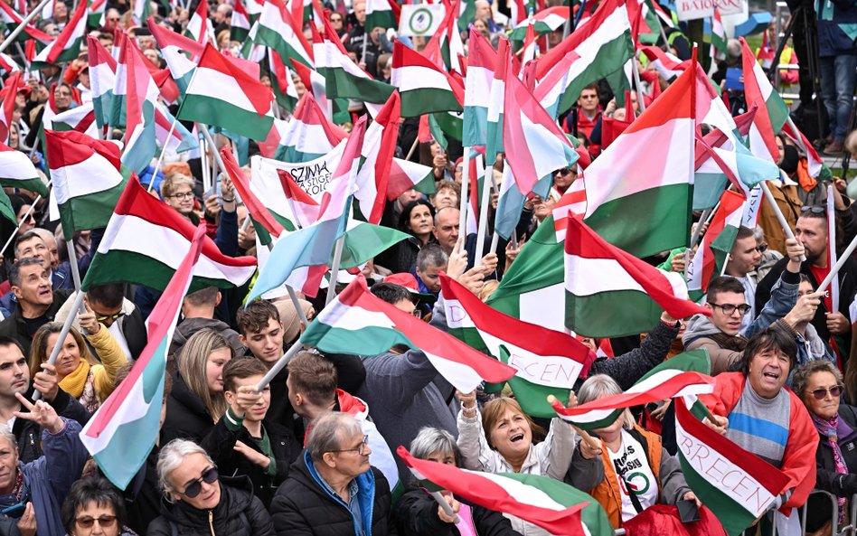 Protest w Budapeszcie