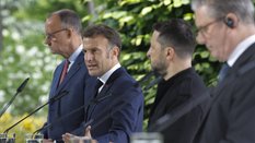W poniedziałkowym szczycie w Londynie wezmą udział Wołodymyr Zełenski, Keir Starmer, Friedrich Merz 