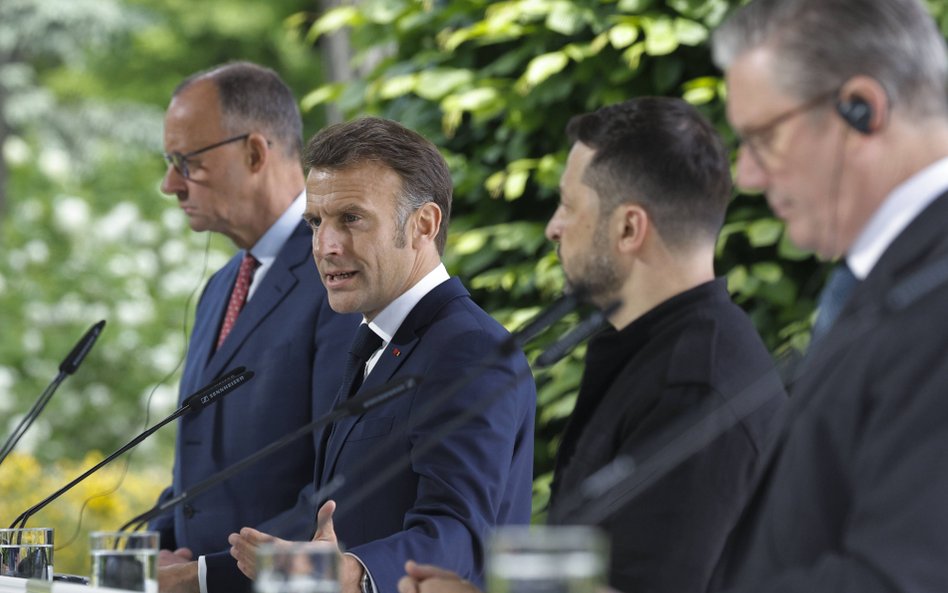 W poniedziałkowym szczycie w Londynie wezmą udział Wołodymyr Zełenski, Keir Starmer, Friedrich Merz 