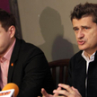 Michał Kabaciński i Janusz Palikot