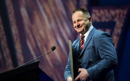 Grzegorz Niezgoda, burmistrz Szczawnicy.