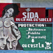 Wstrzemięźliwość, wierność, prezerwatywa – albo śmierć. Senegalski mural kampanii zapobiegania AIDS