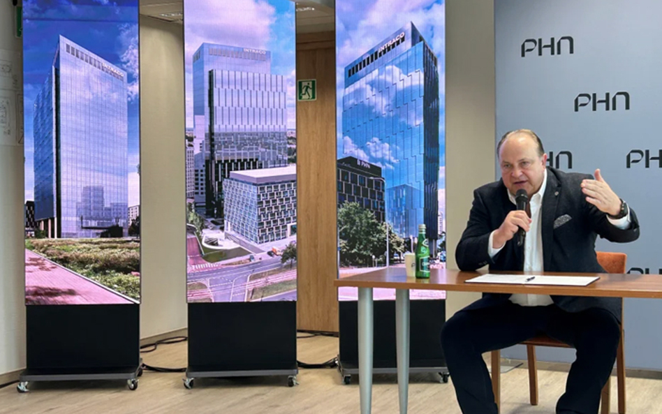 Prezes PHN Wiesław Malicki na konferencji PHN