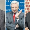 Jacek Rostowski, minister finansów; Jerzy Pruski, prezes PKO BP; Aleksander Grad, minister skarbu
