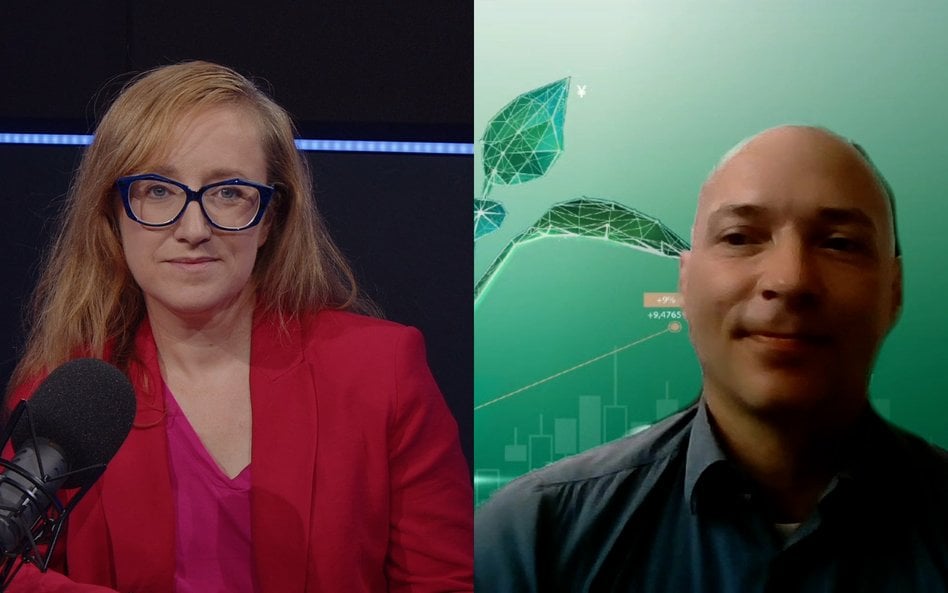 Gościem Aleksandry Ptak-Iglewskiej był Jerzy Nikorowski, dyrektor biura maklerskiego BNP Paribas.