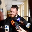 Paweł Kozanecki jako obrońca w jednej ze spraw karnych w łódzkim sądzie