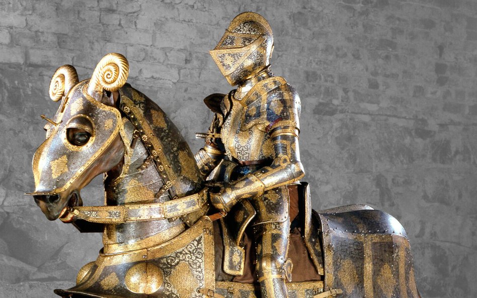 Zbroja paradna króla Zygmunta Augusta, 1550‒1559, zbiory Livrustkammaren w Sztokholmie