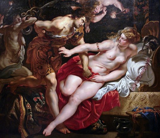 Peter Paul Rubens, „Tarkwiniusz i Lukrecja”.