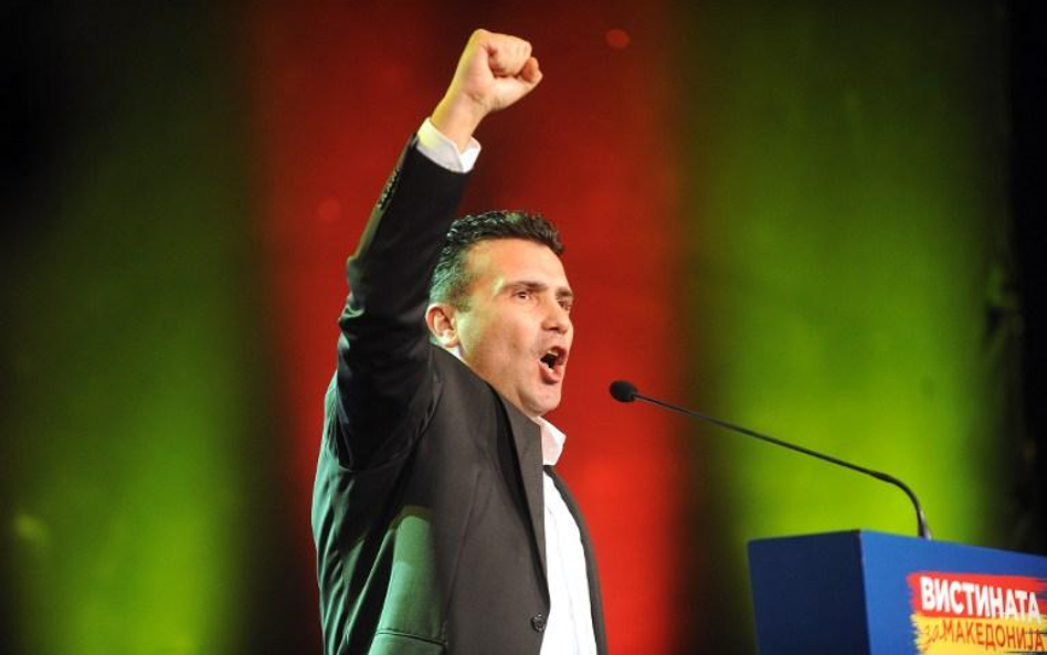 Lider macedońskiej opozycji Zoran Zaew