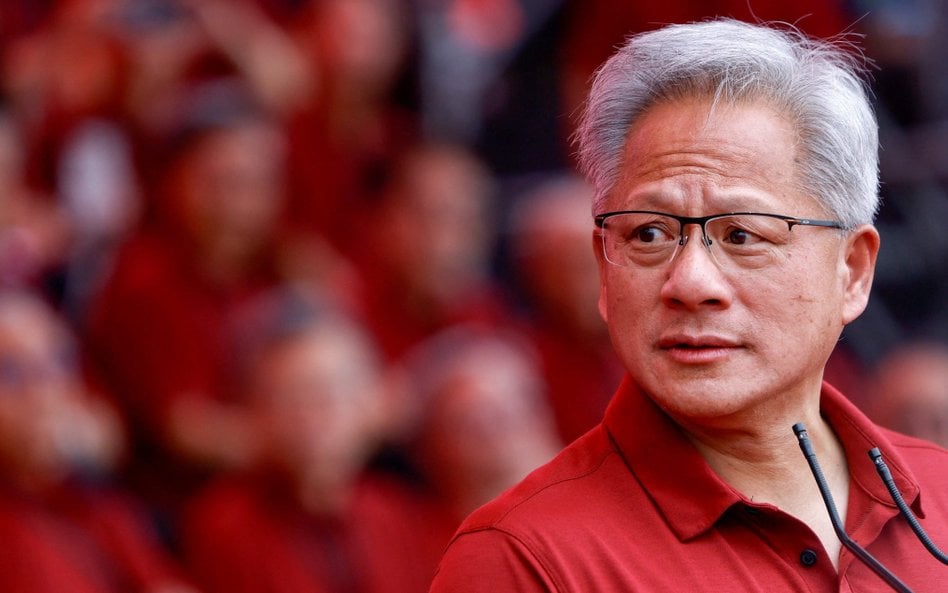 Jensen Huang, prezes Nvidii, mógł się w ostatnich kwartałach pochwalić dużym wzrostem zysku netto sw