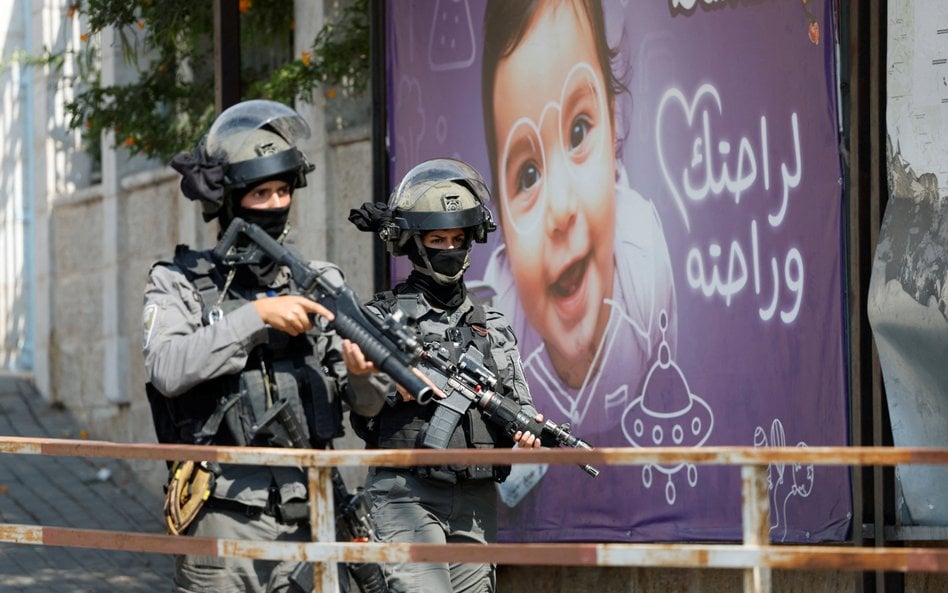 Izraelskie wojsko w Ramallah