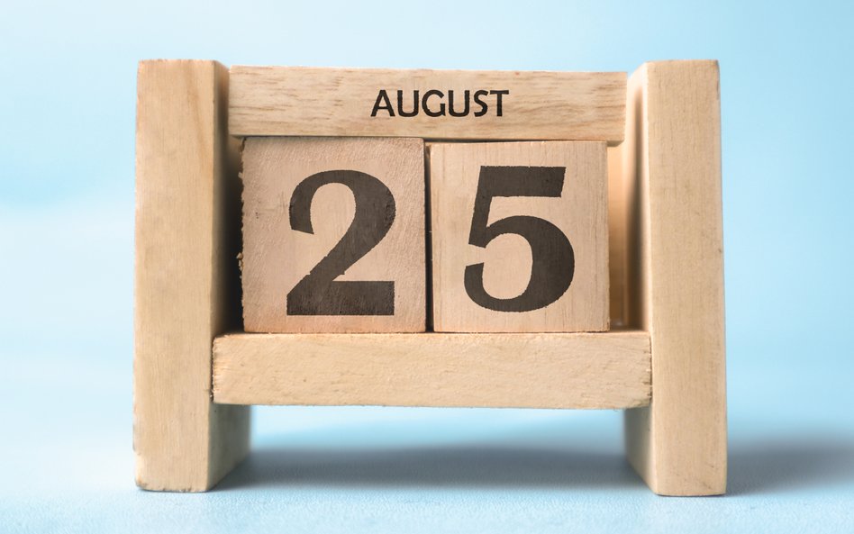 Wydarzy się dziś. Kalendarium wydarzeń na rynkach w dniu 25.08.2026