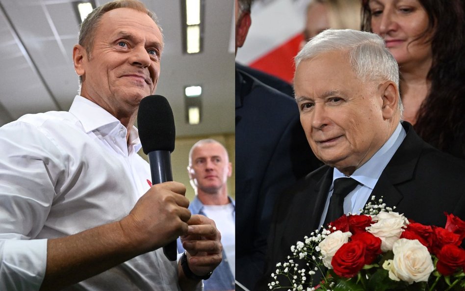 Donald Tusk i Jarosław Kaczyński