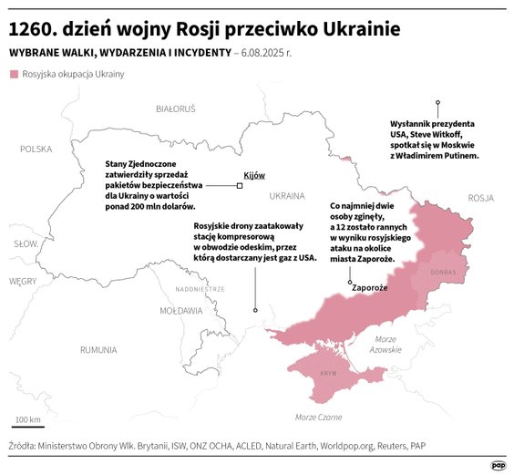 Tak wyglądała sytuacja na froncie w 1260 dniu wojny