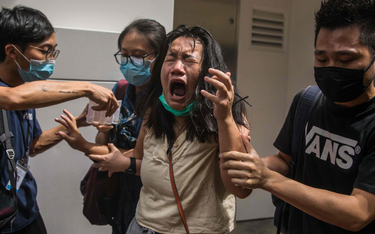 Ofiara użycia przez policję gazu łzawiącego