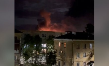 Na lotnisku w Pskowie wybuchł pożar