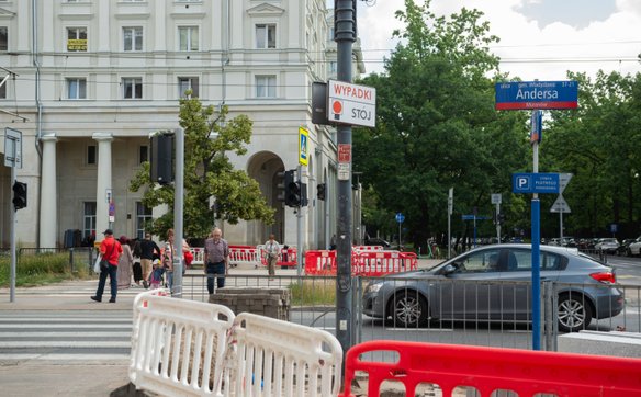 Trwają prace związane z przebudową skrzyżowania