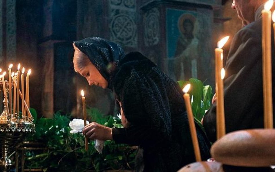 Premier Ukrainy Julia Tymoszenko wzięła udział w mszy w intencji ofiar wielkiego głodu