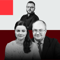 dr Krzysztof Rak z Instytutu Zachodniego oraz dr Kinga Redlowska, the Centre for Finance and Securit